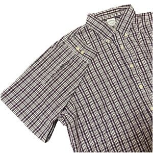 Brooks Brothers 1818 Supima Cotton Shirt Size 2XL Mens White Red Long‎ Sleeve